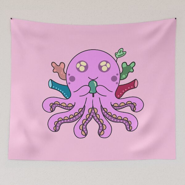 Item preview, Octopus cute kawaii designed and sold by Quacktails.