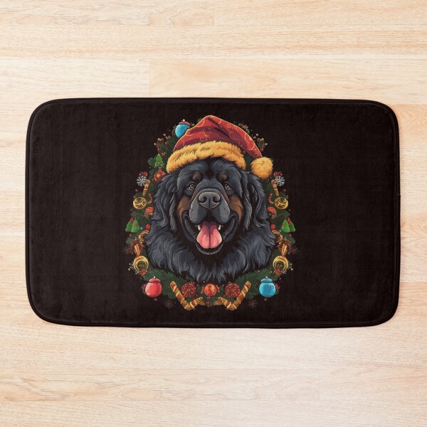 Item preview, Christmas Tibetan Mastiff designed and sold by creativellashop.