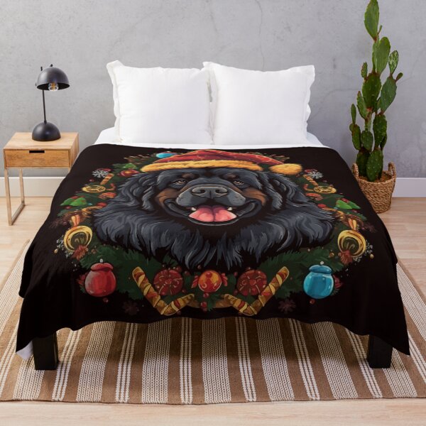 Item preview, Christmas Tibetan Mastiff designed and sold by creativellashop.