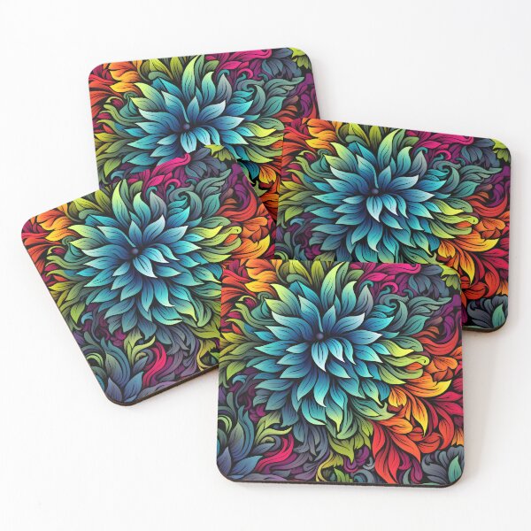 Item preview, Colorful plants pattern designed and sold by unknown-places.