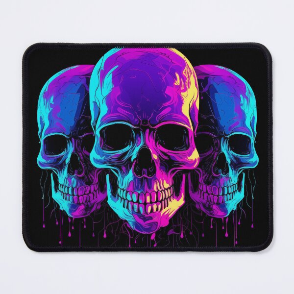 Item preview, Blacklight Style Crystal Skull Trio designed and sold by Matt's Artificial Nature.