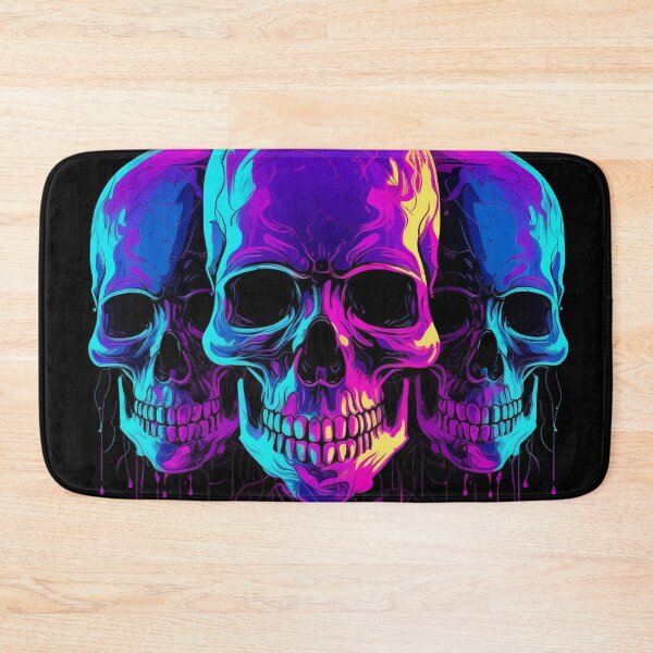 Item preview, Blacklight Style Crystal Skull Trio designed and sold by Matt's Artificial Nature.
