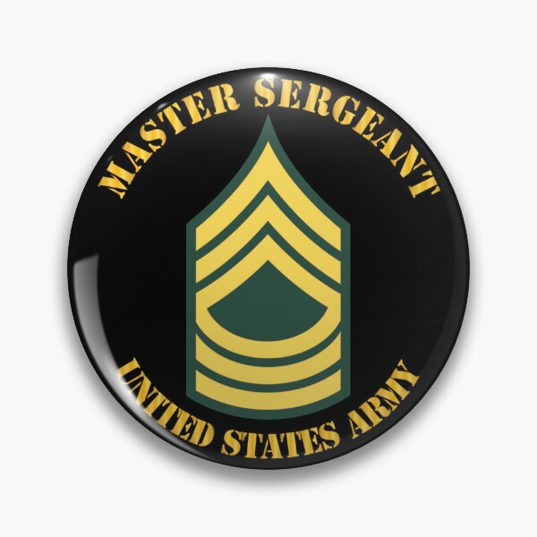 Artikelvorschau, Armee – Eingetragen – MSG – Master Sergeant – Std entworfen und verkauft von Military Insignia Products.