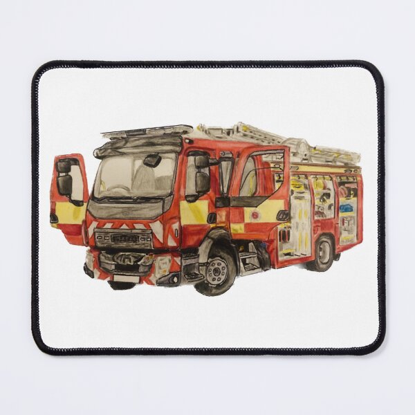 Item preview, Fire engine designed and sold by Truck drawing art.