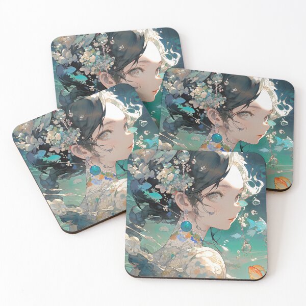 Item preview, Elegant Underwater Aquatic Fantasy Anime Girl designed and sold by bubblegoth.