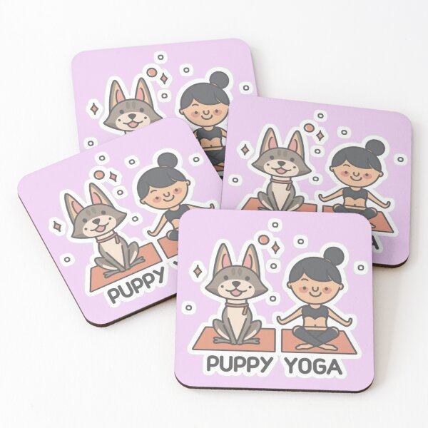Item preview, Yoga, puppy yoga, dog yoga designed and sold by IgErSTYLE.