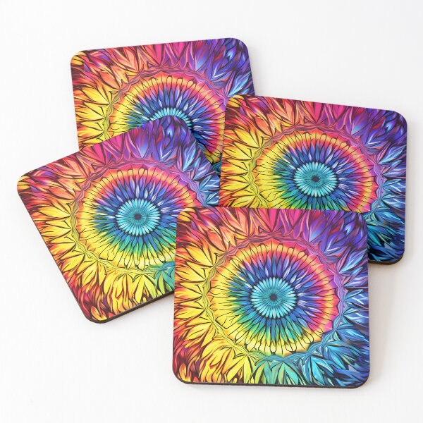 Item preview, Colorful kaleidoscope pattern - rave, techno designed and sold by unknown-places.