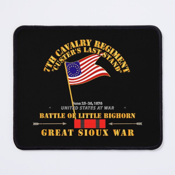 Item preview, Army - Battle Little Bighorn - 7th Cav - Indian Wars w Guidon designed and sold by Military Insignia Products.