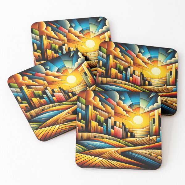 Item preview, "Loving Urban Cubism: Vivid Desert Dreams" designed and sold by ByDigitalDream.
