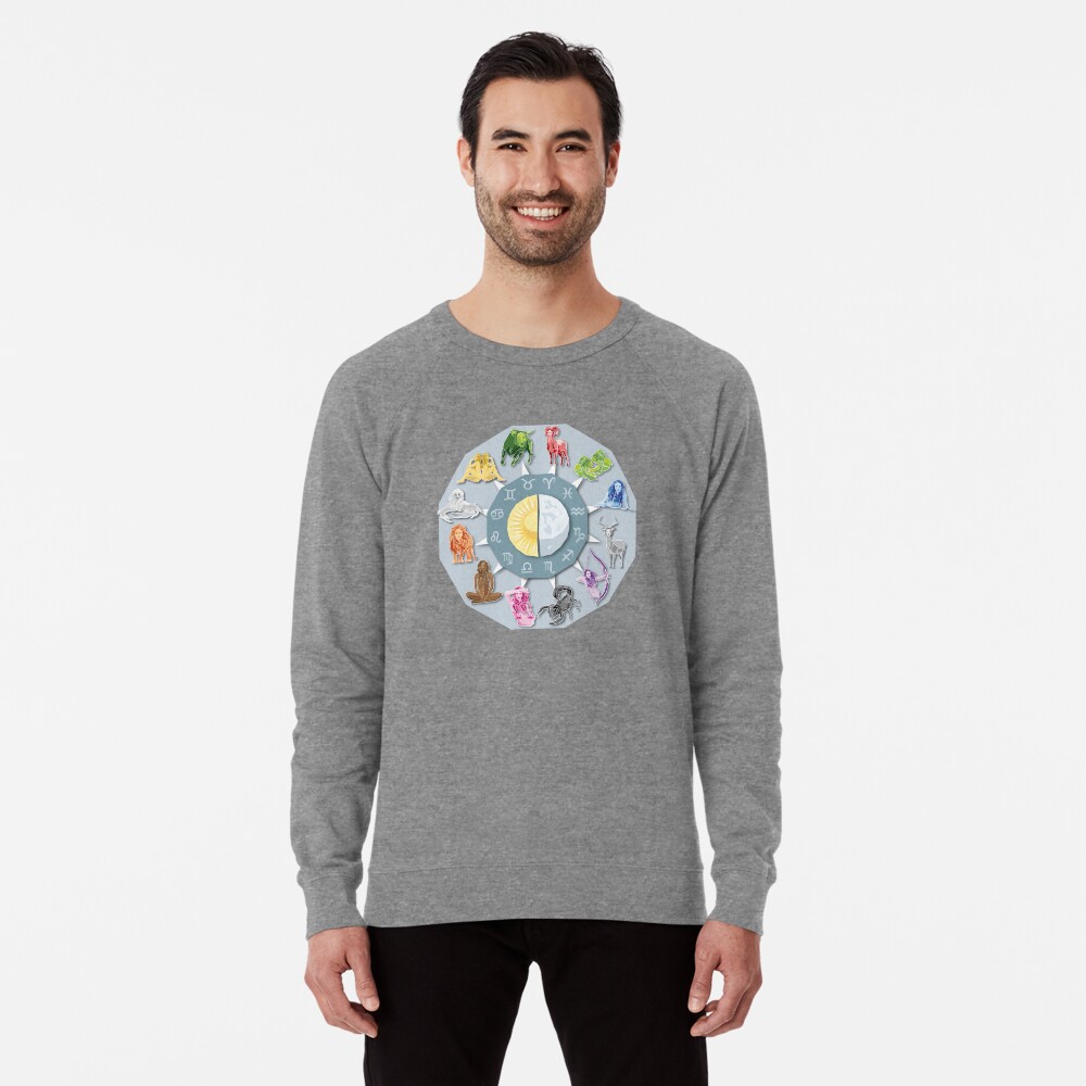 Item preview, Lightweight Sweatshirt designed and sold by Zodiaconographz.