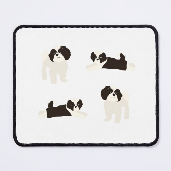 Item preview, Cute Black and White Shih Tzu Dogs designed and sold by TheAnimalZ00.