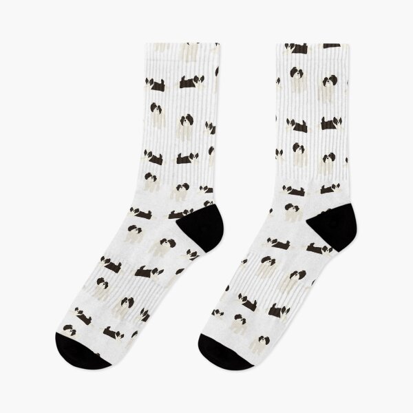 Item preview, Cute Black and White Shih Tzu Dogs designed and sold by TheAnimalZ00.
