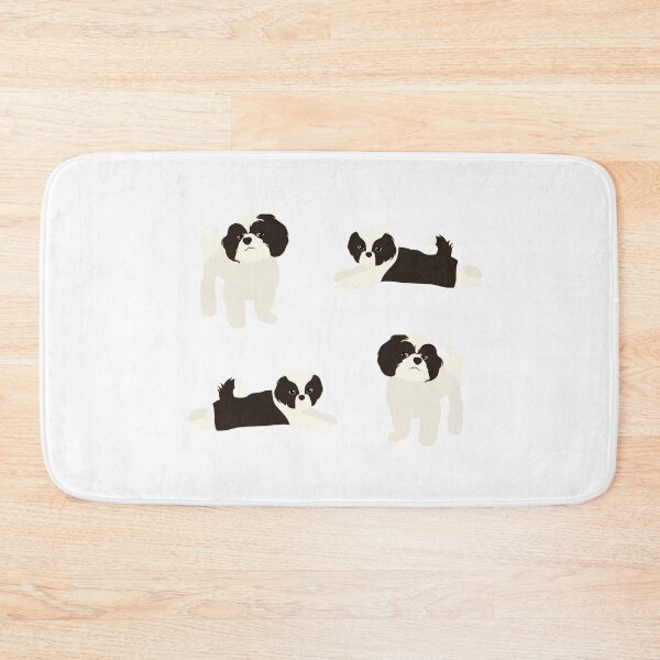 Item preview, Cute Black and White Shih Tzu Dogs designed and sold by TheAnimalZ00.