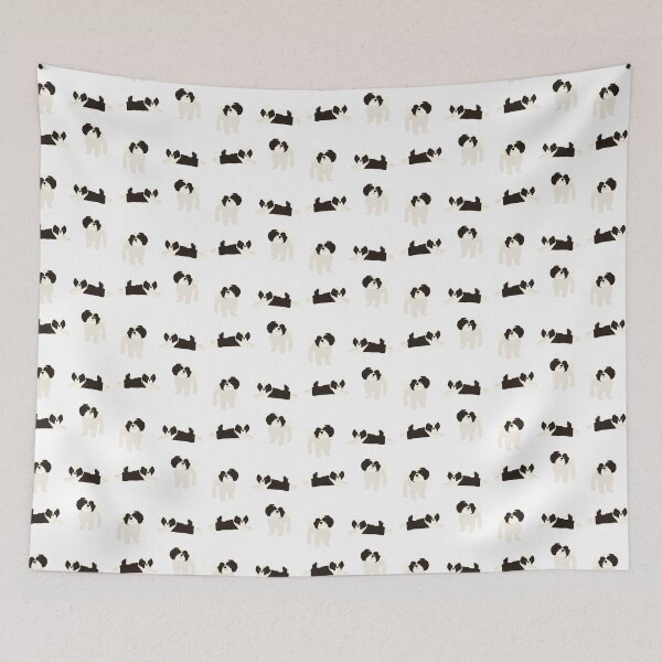 Item preview, Cute Black and White Shih Tzu Dogs designed and sold by TheAnimalZ00.