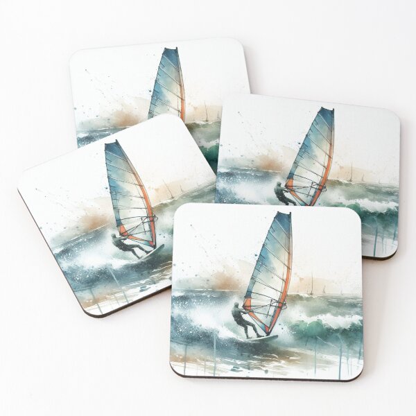 Item preview, Windsurfer Surfer Windsurf Sport gift designed and sold by ArtUnova.