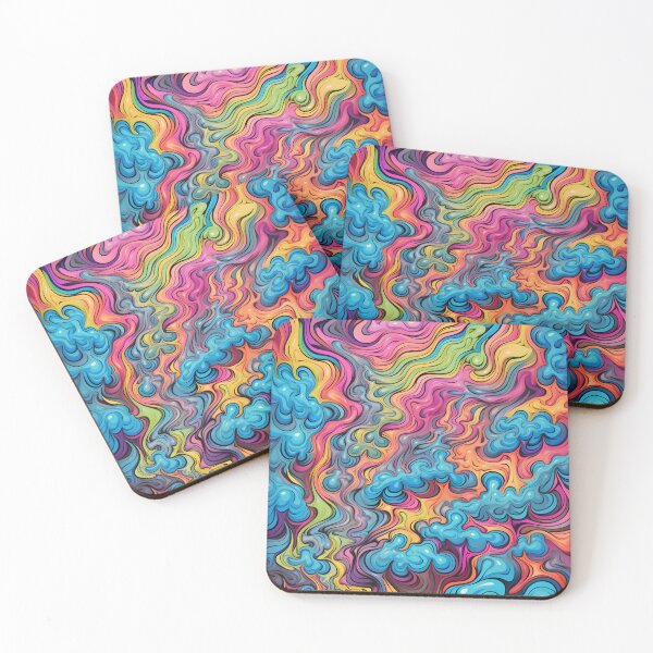 Item preview, Colorful pattern - rave, techno designed and sold by unknown-places.