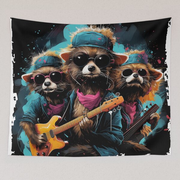 Item preview, The One Armed Raccoon Brothers Band designed and sold by Foozleman.