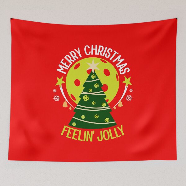 Item preview, Funny Merry Christmas Pickleball Tree Pickleballer designed and sold by NerdCulture.