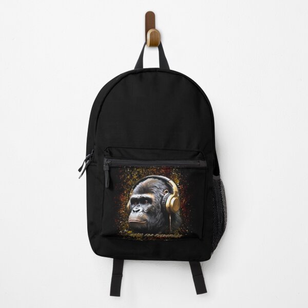 Item preview, Gorilla And Music, MUSIC FOR EVERYTHING designed and sold by CrisMor-Art.