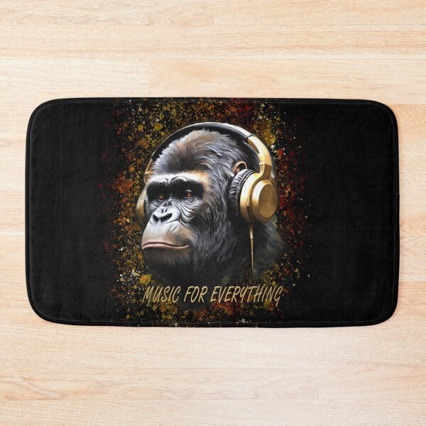 Item preview, Gorilla And Music, MUSIC FOR EVERYTHING designed and sold by CrisMor-Art.