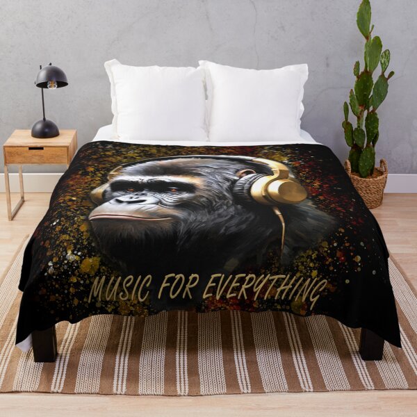 Item preview, Gorilla And Music, MUSIC FOR EVERYTHING designed and sold by CrisMor-Art.
