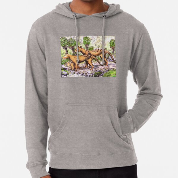 Thylacine family Lightweight Hoodie