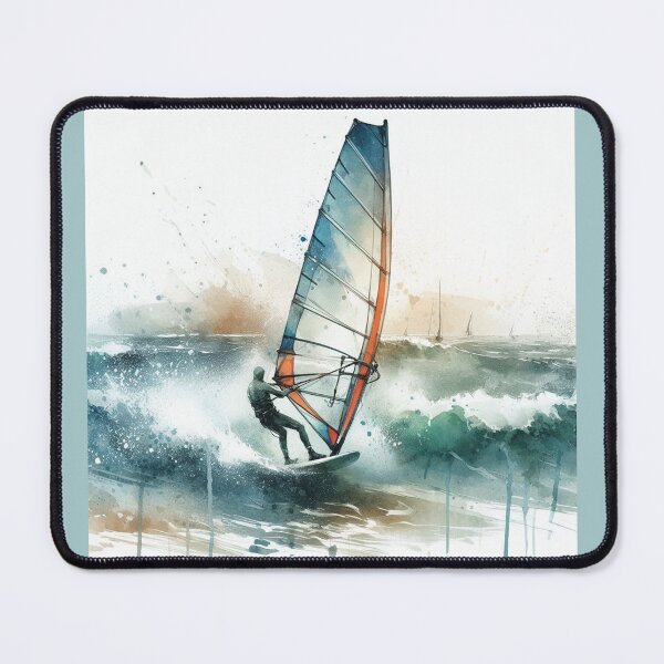 Item preview, Windsurfer Surfer Windsurf Sport gift designed and sold by ArtUnova.