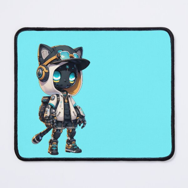 Item preview, Cute Cyberpunk Robot Panther! designed and sold by kukamatsu.