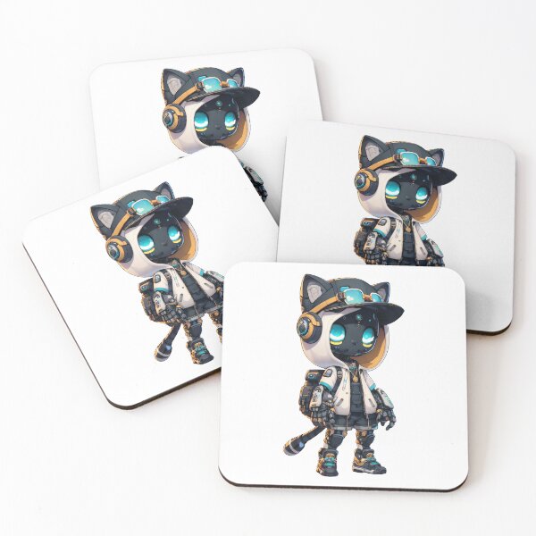 Item preview, Cute Cyberpunk Robot Panther! designed and sold by kukamatsu.