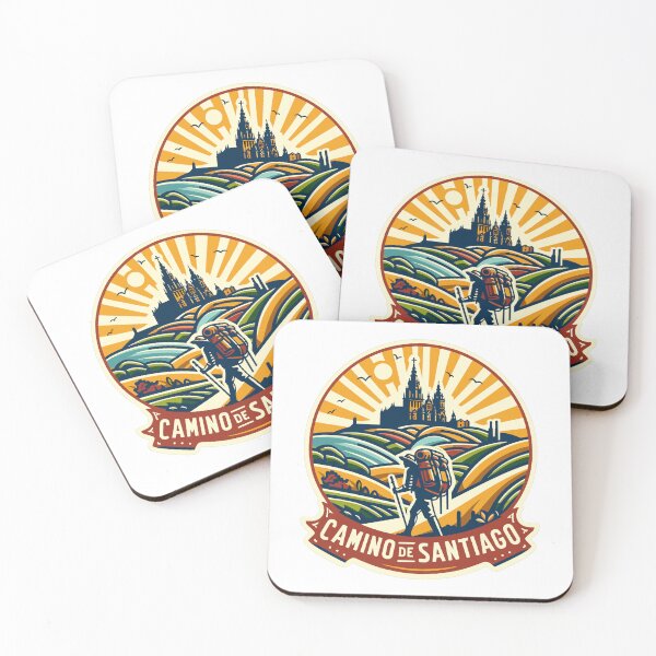 Item preview, Camino de Santiago - Shirt, Hat, Button, Art Print, Hoodie, Pin, Sticker, etc designed and sold by cloudhiker.