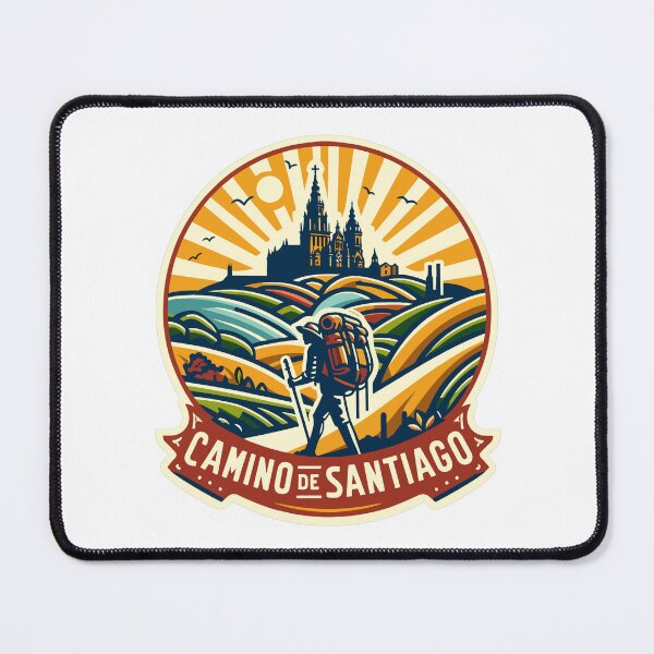 Item preview, Camino de Santiago - Shirt, Hat, Button, Art Print, Hoodie, Pin, Sticker, etc designed and sold by cloudhiker.