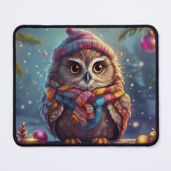 Item preview,  Cute Christmas Owl Delight for Holiday Decor designed and sold by T-shirtMill.