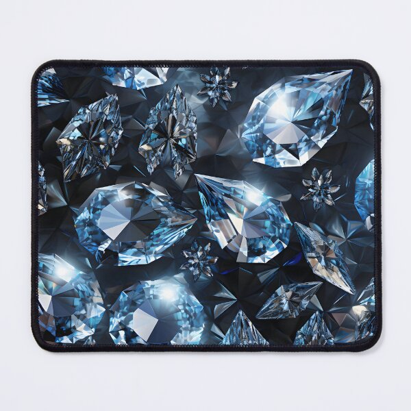 Item preview, Pattern of shiny diamonds designed and sold by AI-Only Creations.