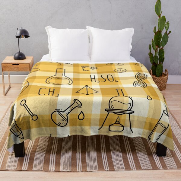 Item preview, Science icons Plaid Seamless Pattern designed and sold by OrangeMG.