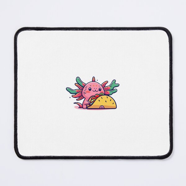 Item preview, Tiny Axolotl Eating A Taco sticker designed and sold by redboneanon.