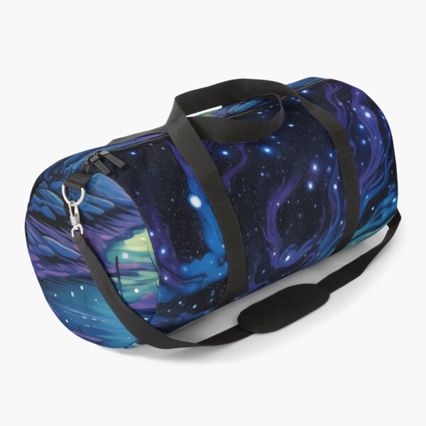 Item preview, Blacklight Style Mountain Valley At Night designed and sold by Matt's Artificial Nature.