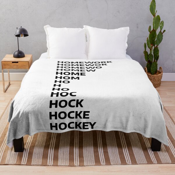 Item preview, HOCKEY HOMEWORK JOKE designed and sold by HOCKEYBUBBLE.