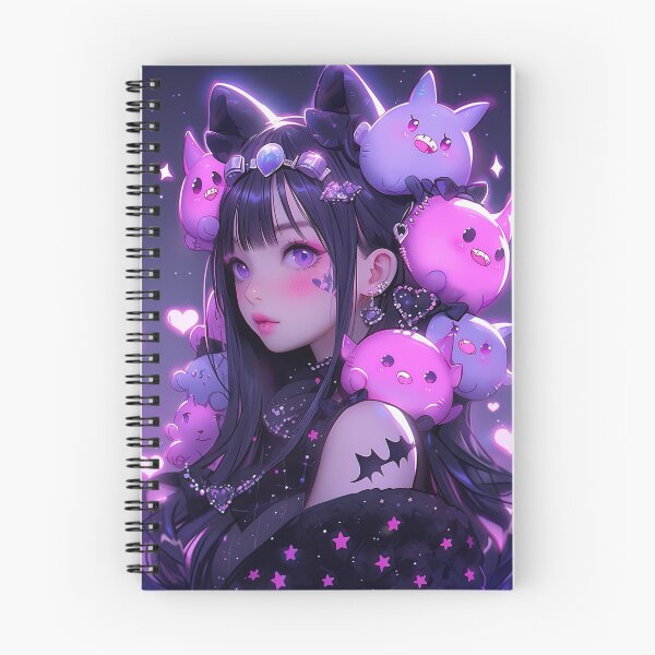 Item preview, Dark Fantasy Cute Monsters and Anime Girl designed and sold by bubblegoth.