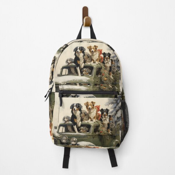Item preview, Dogs in car Christmas Vintage designed and sold by janicerafael.