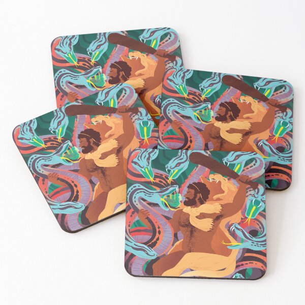 Item preview, Heracles and the Hydra designed and sold by flaroh.