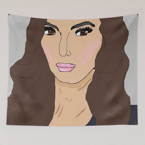 Item preview, Kim Kardashian in MS Dos paint designed and sold by obstinator.