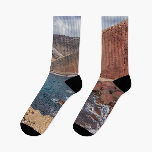 Item preview, Red Beach Coastline, Aegean Sea, Santorini, Greece designed and sold by SafariByMarisa.