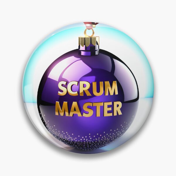 Artikelvorschau, Scrum Master Weihnachtskugel entworfen und verkauft von benandfreya.