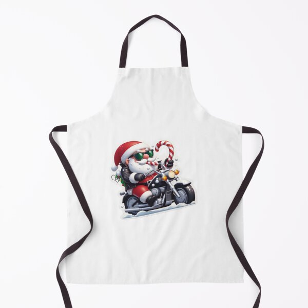Item preview, santa on bike getting gift for christmas designed and sold by manishmagic.