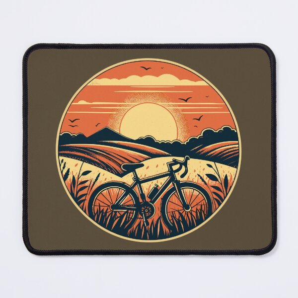 Item preview, Cycling at sunset designed and sold by Arcene-Design.