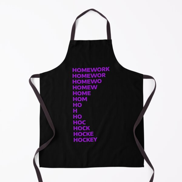 Item preview, HOCKEY HOMEWORK JOKE designed and sold by HOCKEYBUBBLE.