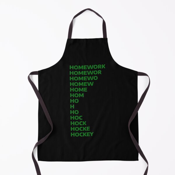 Item preview, HOCKEY HOMEWORK JOKE designed and sold by HOCKEYBUBBLE.