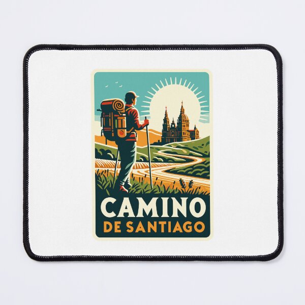 Item preview, Camino de Santiago - Shirt, Hat, Button, Art Print, Hoodie, Pin, Sticker, etc designed and sold by cloudhiker.