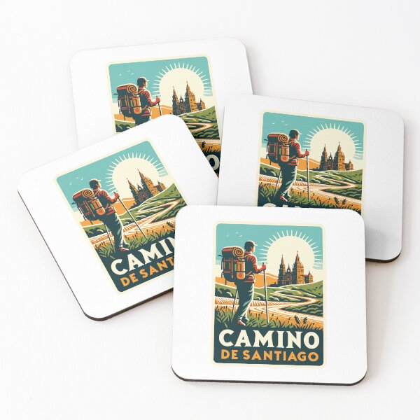Item preview, Camino de Santiago - Shirt, Hat, Button, Art Print, Hoodie, Pin, Sticker, etc designed and sold by cloudhiker.