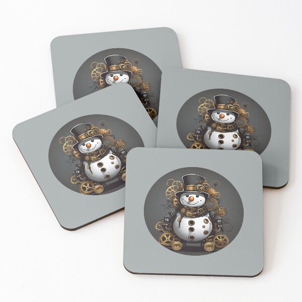 Item preview,  Steampunk Snowman Vintage Retro Style designed and sold by MusesWhispers.